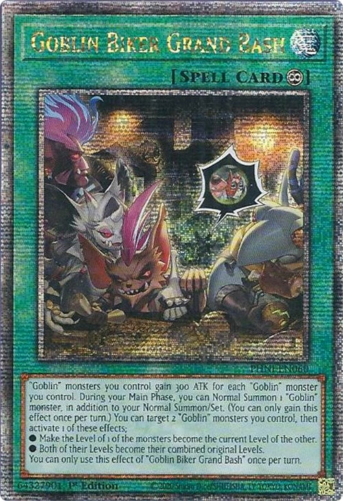 Goblin Biker Grand Bash [PHNI-EN060] Quarter Century Secret Rare | Chromatic Games