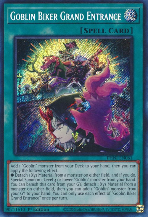 Goblin Biker Grand Entrance [PHNI-EN061] Secret Rare | Chromatic Games