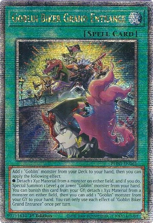 Goblin Biker Grand Entrance [PHNI-EN061] Quarter Century Secret Rare | Chromatic Games