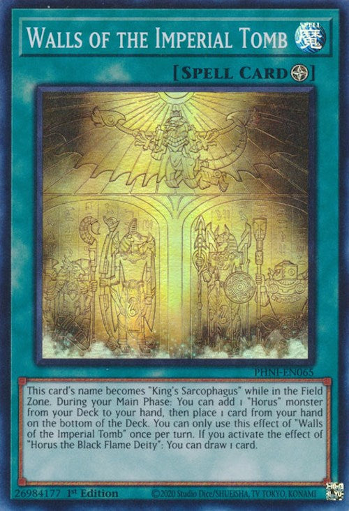 Walls of the Imperial Tomb [PHNI-EN065] Super Rare | Chromatic Games