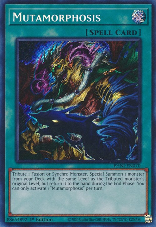 Mutamorphosis [PHNI-EN070] Secret Rare | Chromatic Games