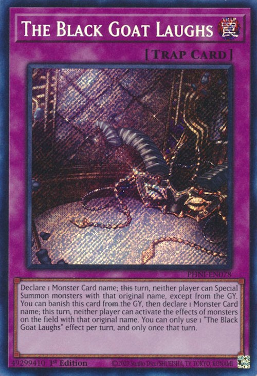 The Black Goat Laughs [PHNI-EN078] Secret Rare | Chromatic Games