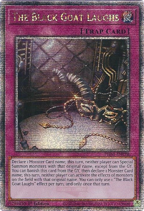 The Black Goat Laughs [PHNI-EN078] Quarter Century Secret Rare | Chromatic Games