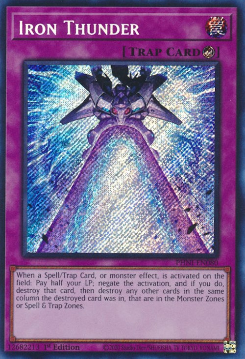 Iron Thunder [PHNI-EN080] Secret Rare | Chromatic Games