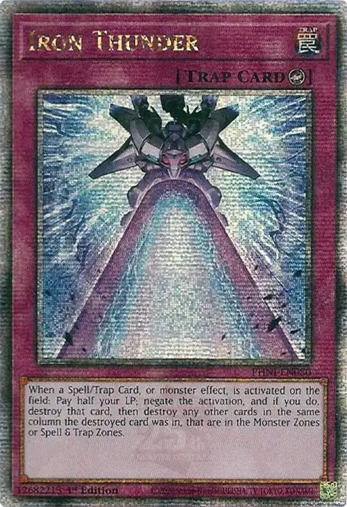 Iron Thunder [PHNI-EN080] Quarter Century Secret Rare | Chromatic Games