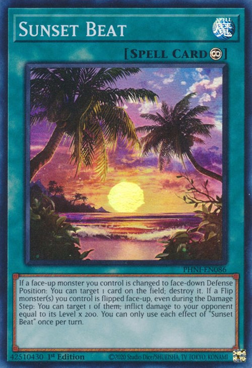 Sunset Beat [PHNI-EN086] Super Rare | Chromatic Games