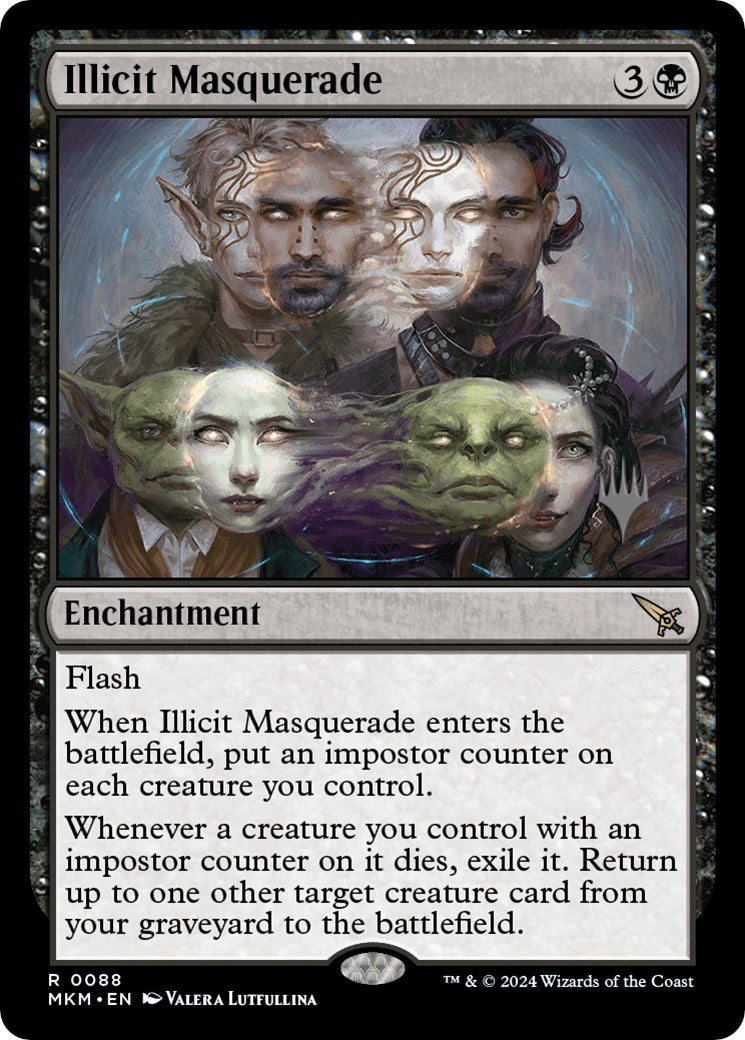 Illicit Masquerade (Promo Pack) [Murders at Karlov Manor Promos] | Chromatic Games