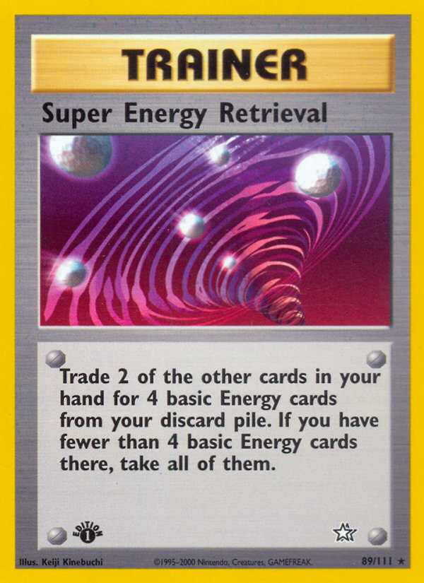 Super Energy Retrieval (89/111) [Neo Genesis 1st Edition] | Chromatic Games