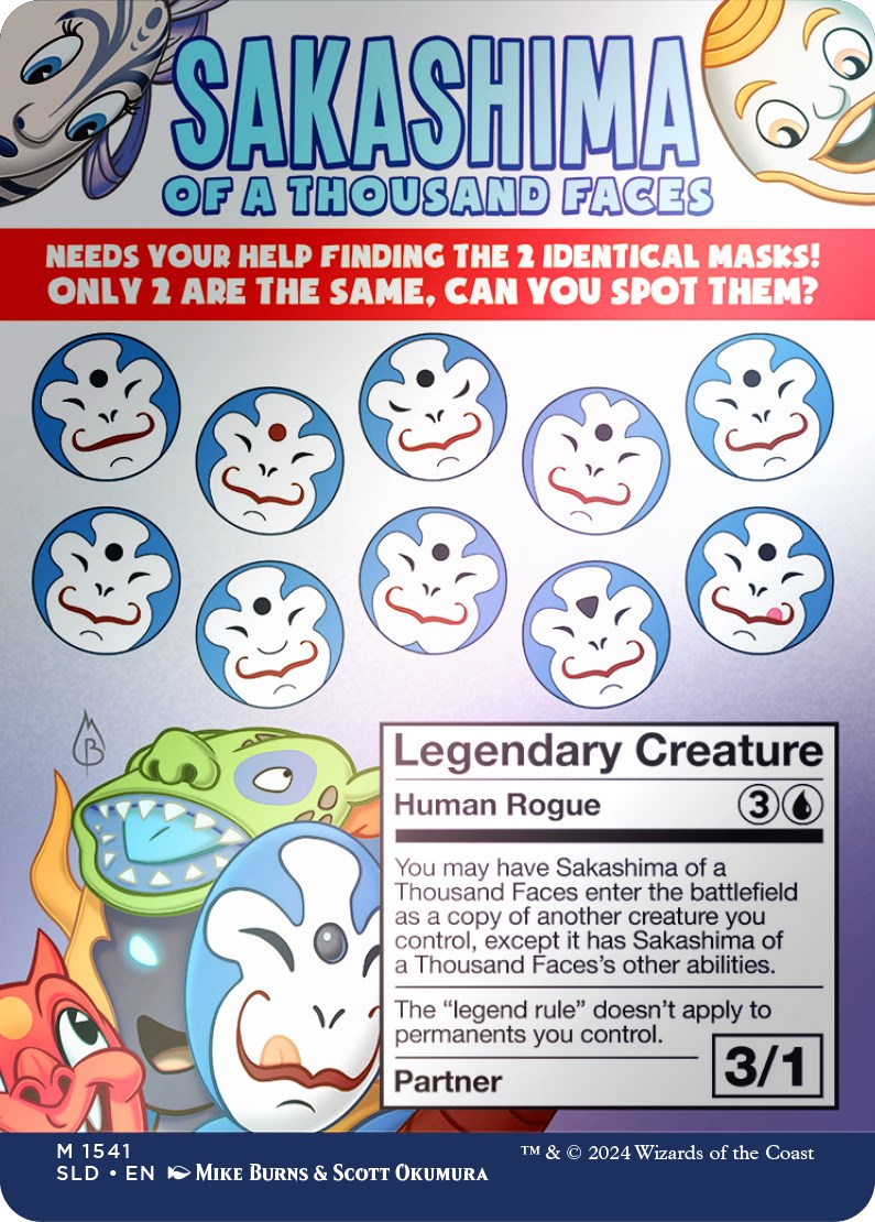 Sakashima of a Thousand Faces (Rainbow Foil) [Secret Lair Drop Series] | Chromatic Games