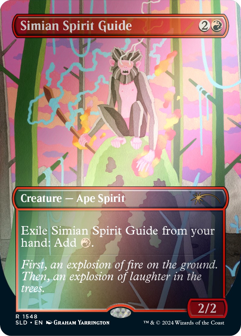 Simian Spirit Guide (Rainbow Foil) [Secret Lair Drop Series] | Chromatic Games