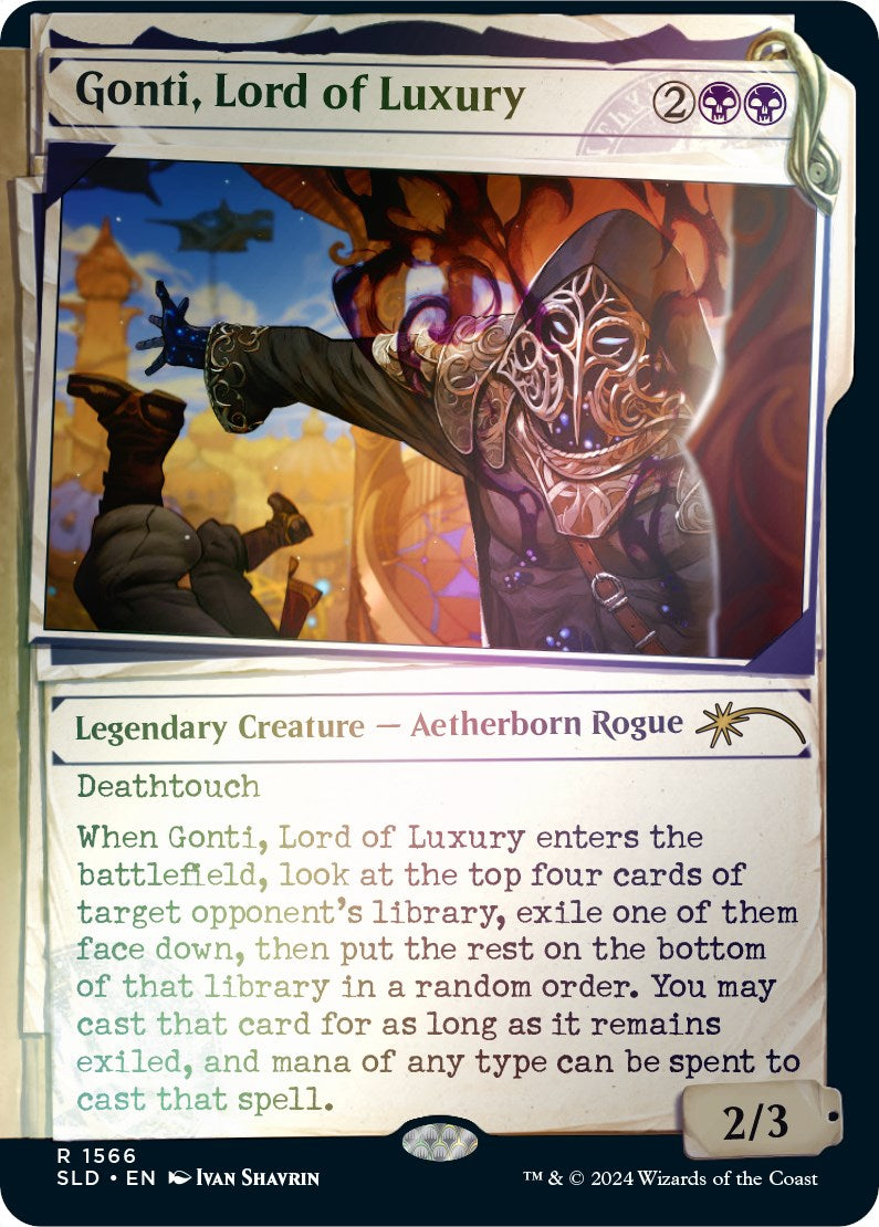 Gonti, Lord of Luxury (Rainbow Foil) [Secret Lair Drop Series] | Chromatic Games