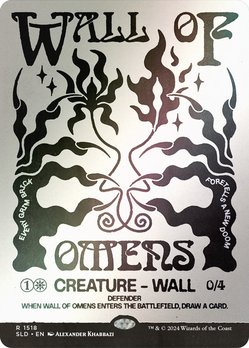 Wall of Omens (Rainbow Foil) [Secret Lair Drop Series] | Chromatic Games