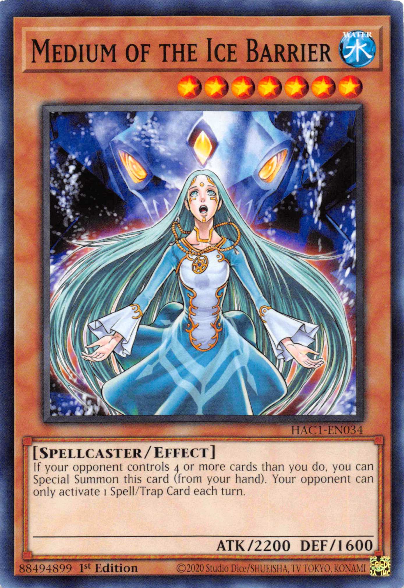Medium of the Ice Barrier (Duel Terminal) [HAC1-EN034] Parallel Rare | Chromatic Games