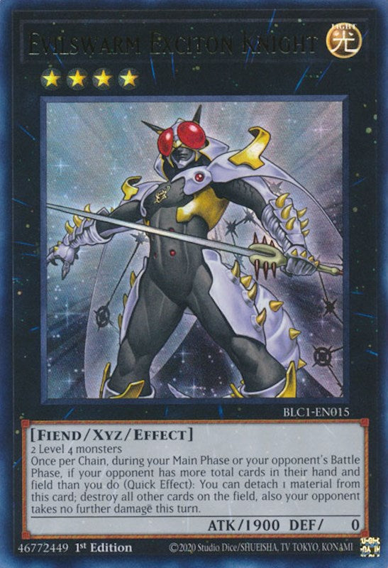 Evilswarm Exciton Knight [BLC1-EN015] Ultra Rare | Chromatic Games