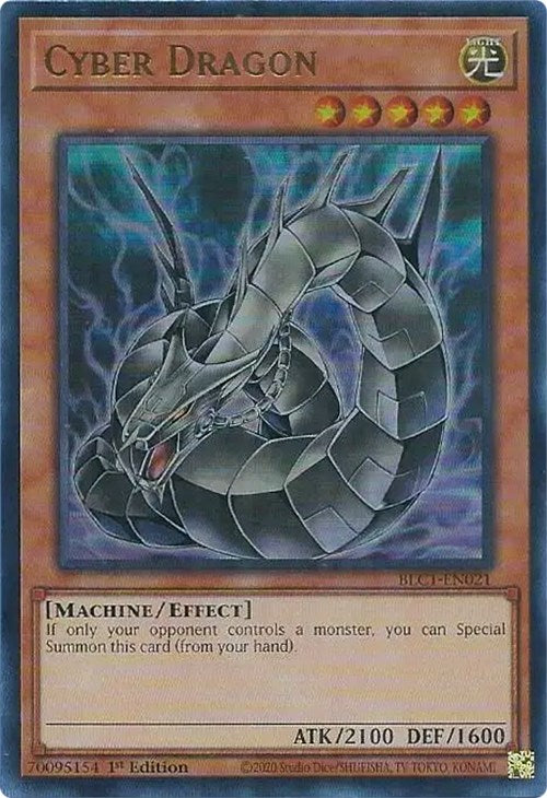 Cyber Dragon (Alternate Art) [BLC1-EN021] Ultra Rare | Chromatic Games