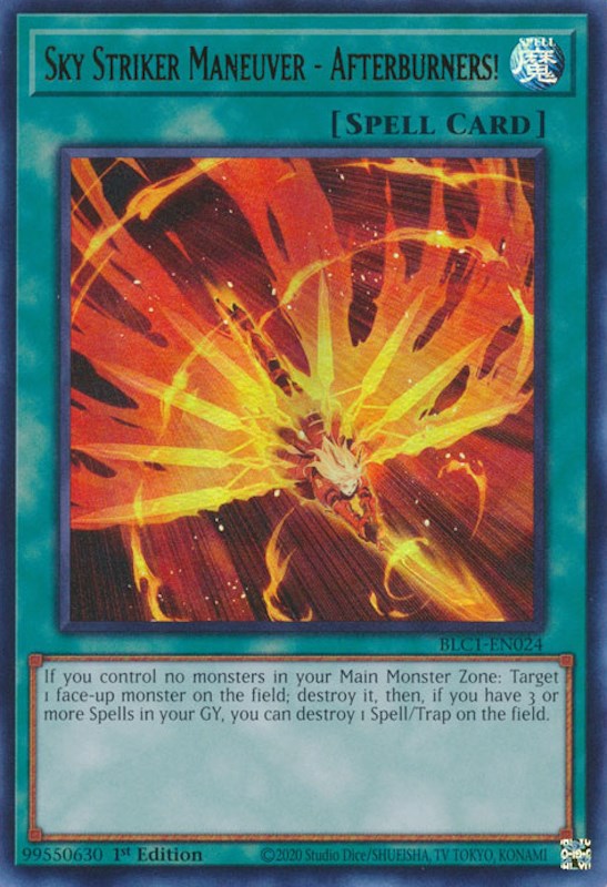 Sky Striker Maneuver - Afterburners! [BLC1-EN024] Ultra Rare | Chromatic Games