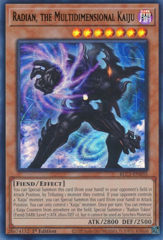 Radian, the Multidimensional Kaiju [BLC1-EN035] Ultra Rare | Chromatic Games