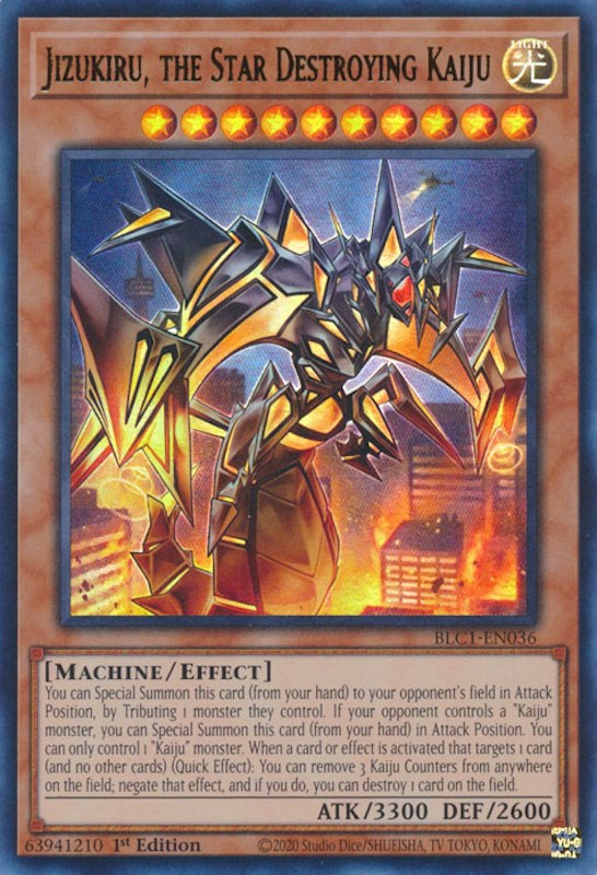 Jizukiru, the Star Destroying Kaiju [BLC1-EN036] Ultra Rare | Chromatic Games