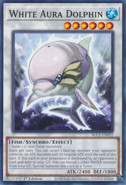 White Aura Dolphin [BLC1-EN052] Common | Chromatic Games