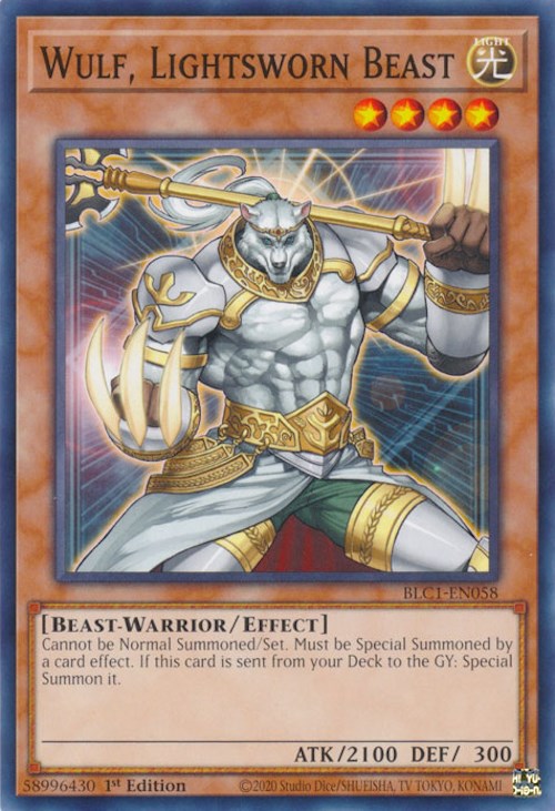 Wulf, Lightsworn Beast [BLC1-EN058] Common | Chromatic Games