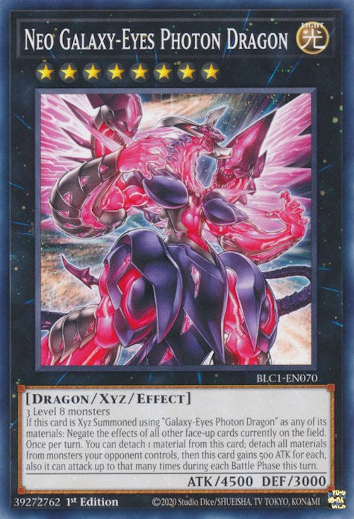 Neo Galaxy-Eyes Photon Dragon [BLC1-EN070] Common | Chromatic Games