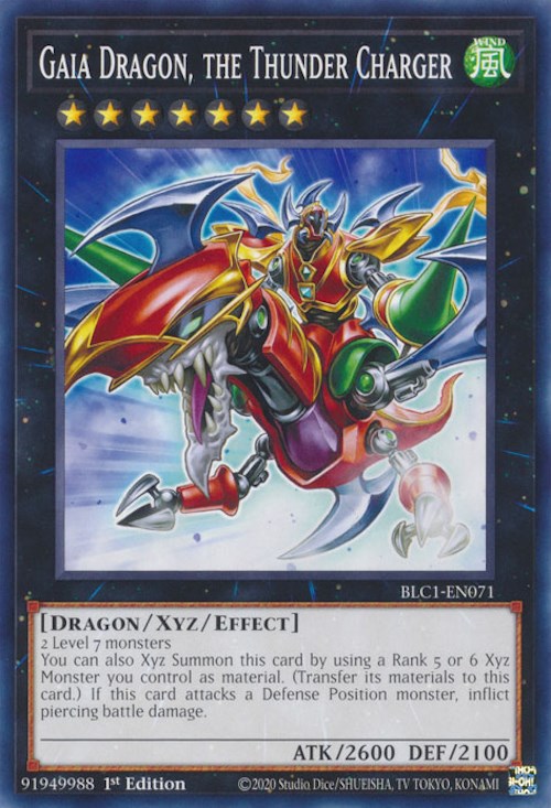 Gaia Dragon, the Thunder Charger [BLC1-EN071] Common | Chromatic Games