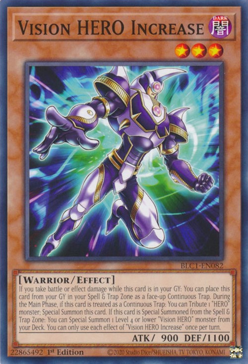 Vision HERO Increase [BLC1-EN082] Common | Chromatic Games