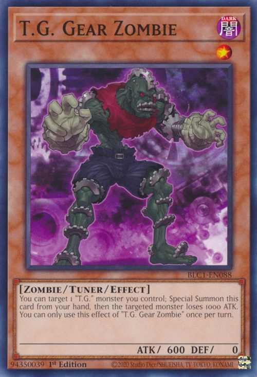 T.G. Gear Zombie [BLC1-EN088] Common | Chromatic Games