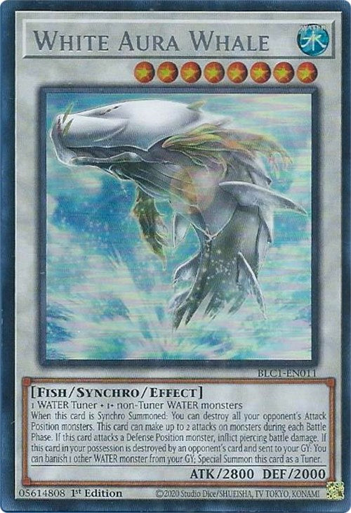 White Aura Whale (Silver) [BLC1-EN011] Ultra Rare | Chromatic Games