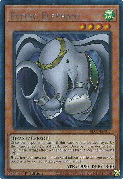 Flying Elephant (Silver) [BLC1-EN017] Ultra Rare | Chromatic Games