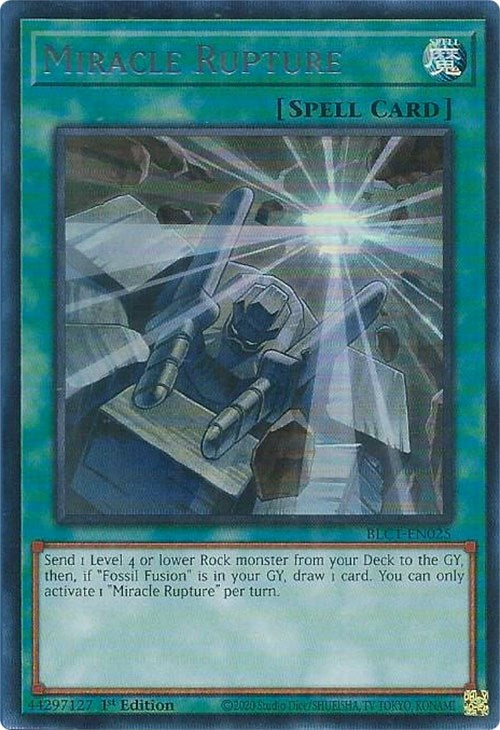 Miracle Rupture (Silver) [BLC1-EN025] Ultra Rare | Chromatic Games