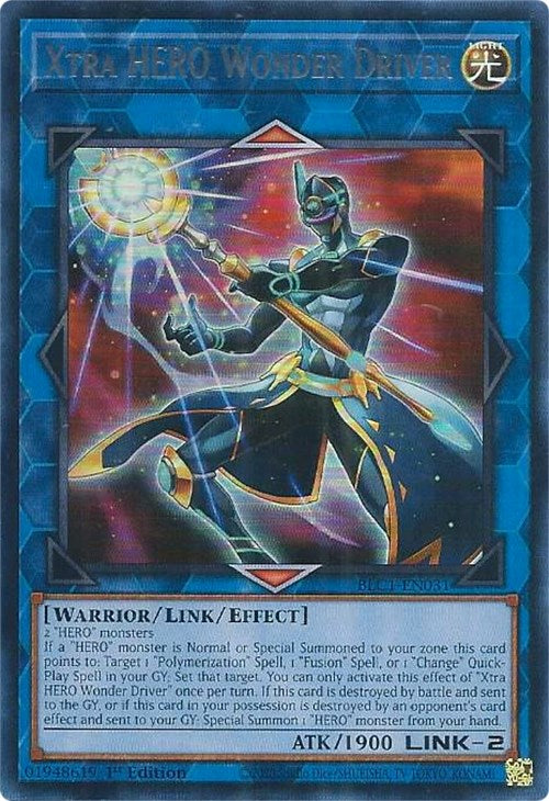 Xtra HERO Wonder Driver (Silver) [BLC1-EN031] Ultra Rare | Chromatic Games