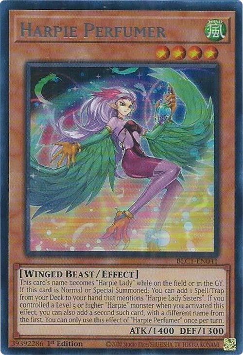 Harpie Perfumer (Silver) [BLC1-EN041] Ultra Rare | Chromatic Games