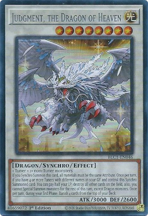 Judgment, the Dragon of Heaven (Silver) [BLC1-EN046] Ultra Rare | Chromatic Games