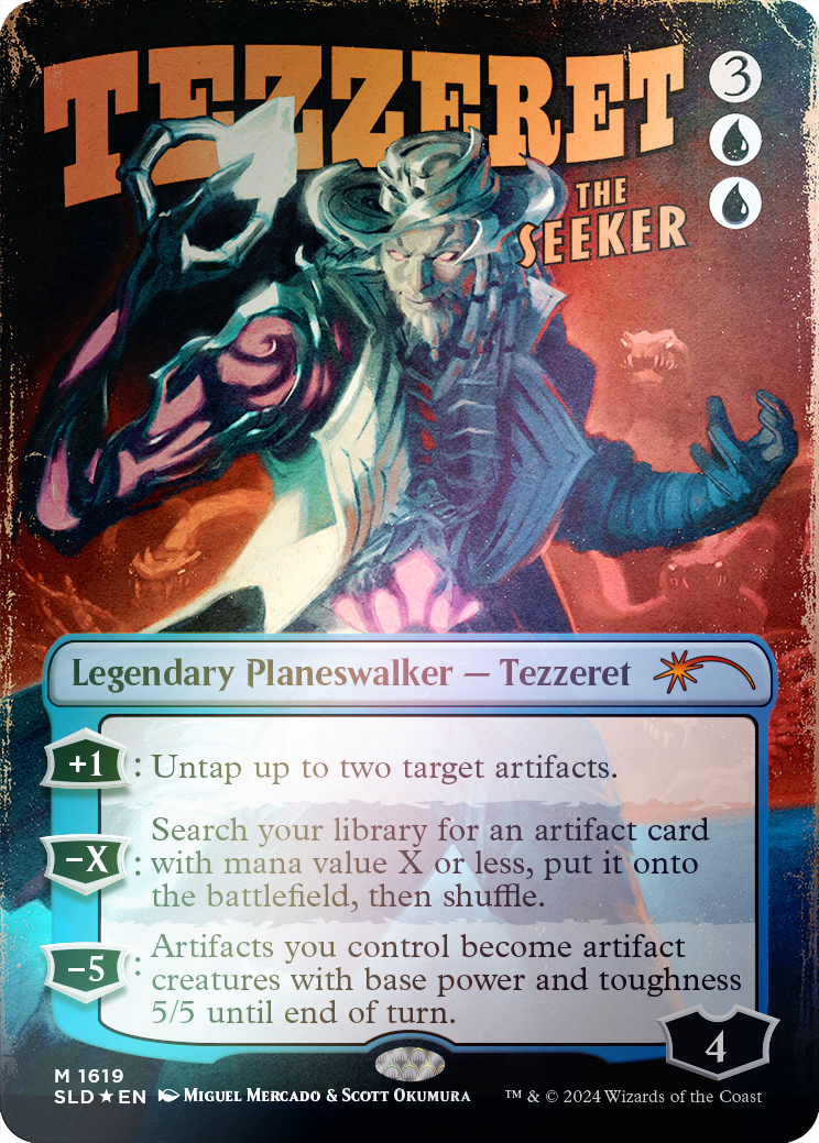 Tezzeret the Seeker (1619) (Rainbow Foil) [Secret Lair Drop Series] | Chromatic Games