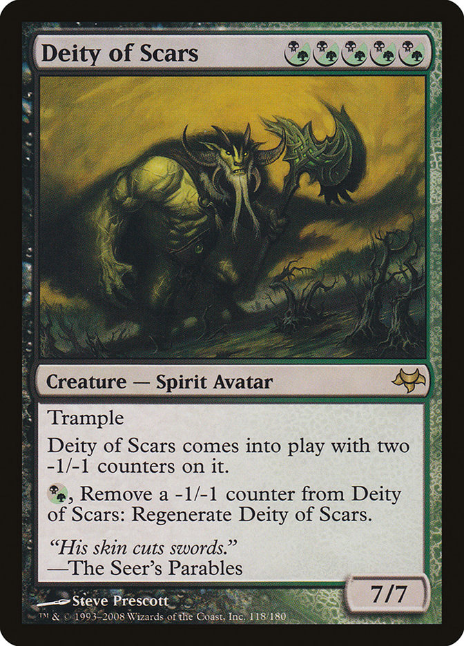Deity of Scars 118/180 (Eventide)  | Chromatic Games