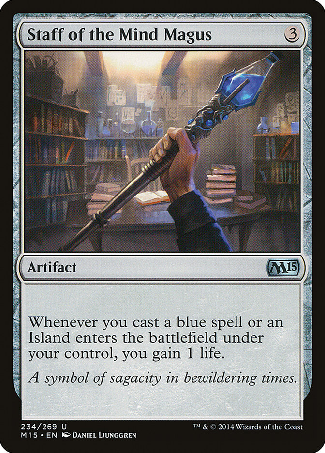 Staff of the Mind Magus 234/269 (Magic 2015 (M15))  | Chromatic Games