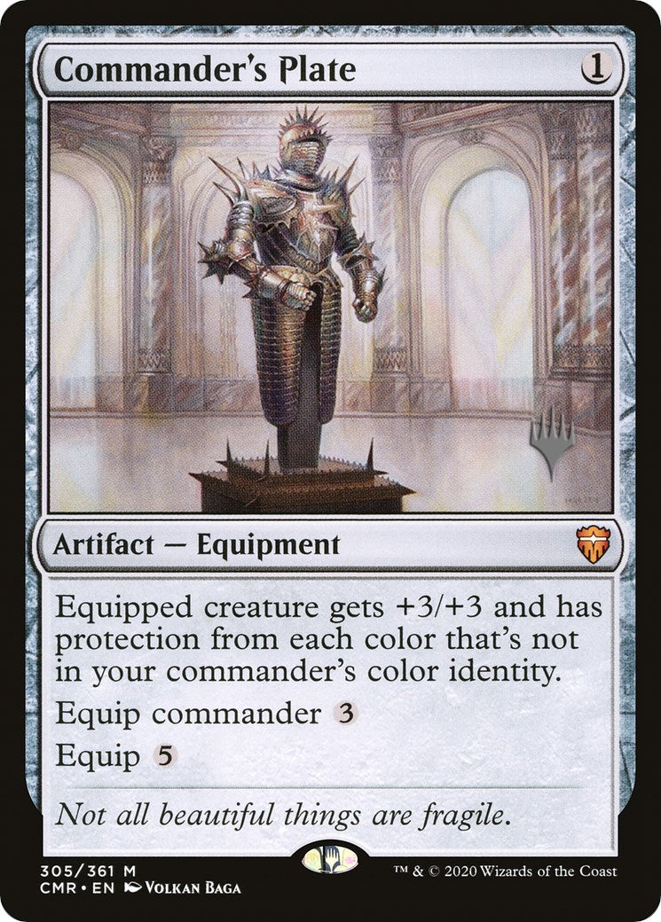 Commander's Plate (Promo Pack) [Murders at Karlov Manor Promos] | Chromatic Games