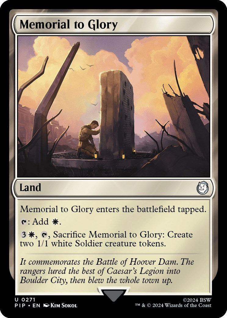 Memorial to Glory [Fallout] | Chromatic Games