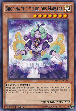 Shopina the Melodious Maestra [MP15-EN131] Rare | Chromatic Games