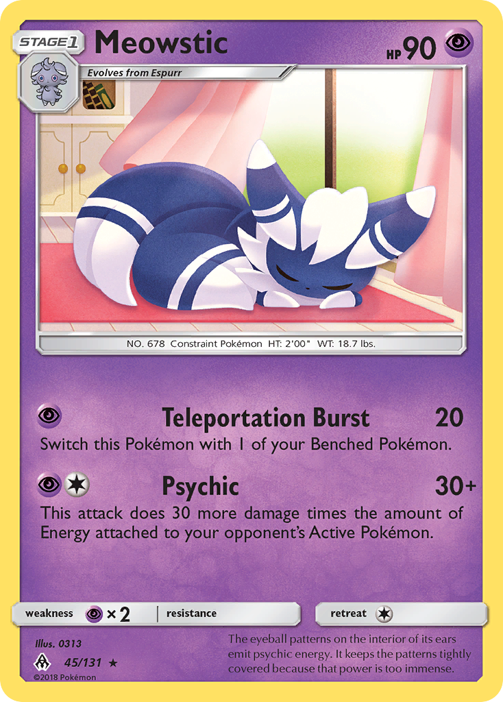 Meowstic (45/131) [Sun & Moon: Forbidden Light] | Chromatic Games