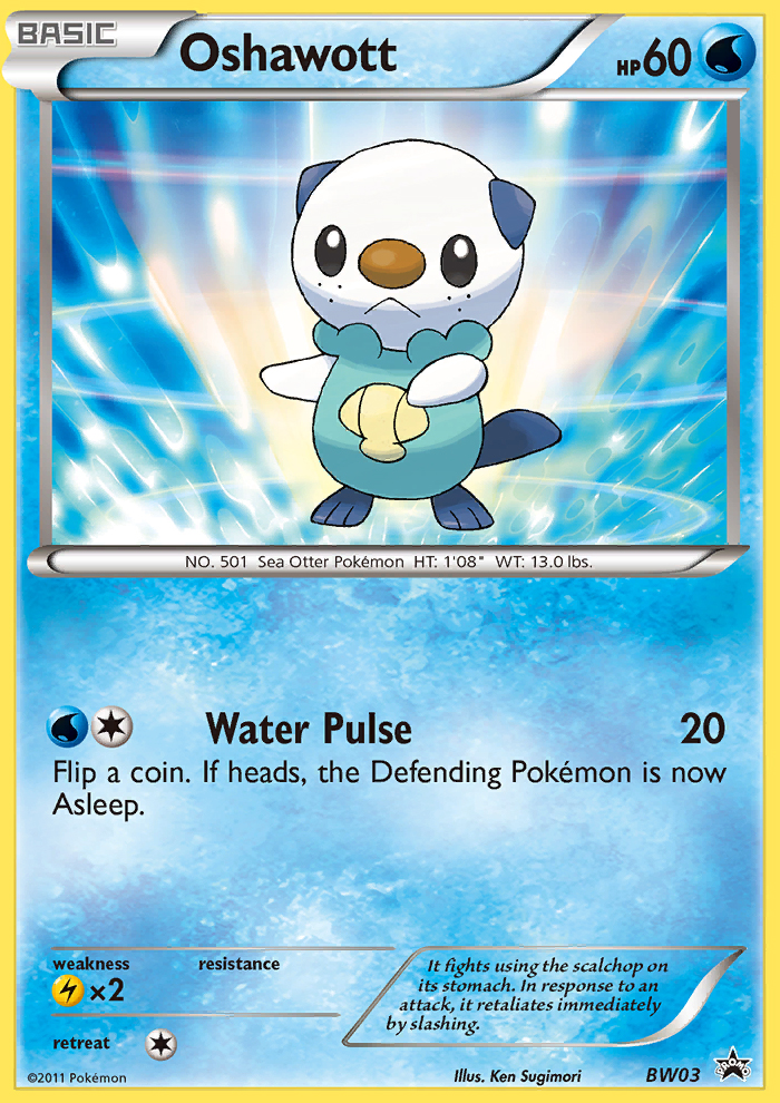 Oshawott (BW03) [Black & White: Black Star Promos] | Chromatic Games