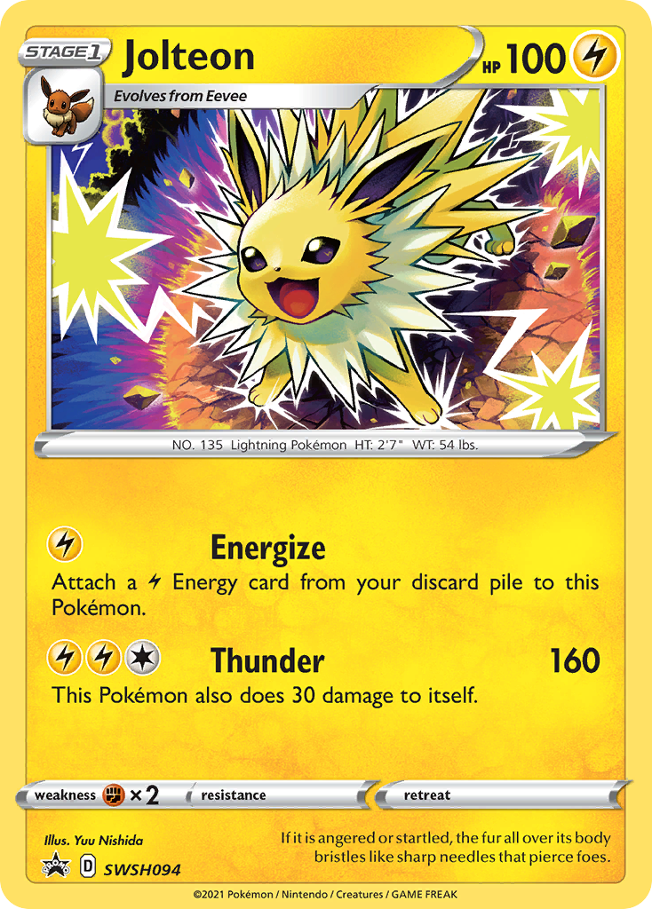 Jolteon (SWSH094) [Sword & Shield: Black Star Promos] | Chromatic Games