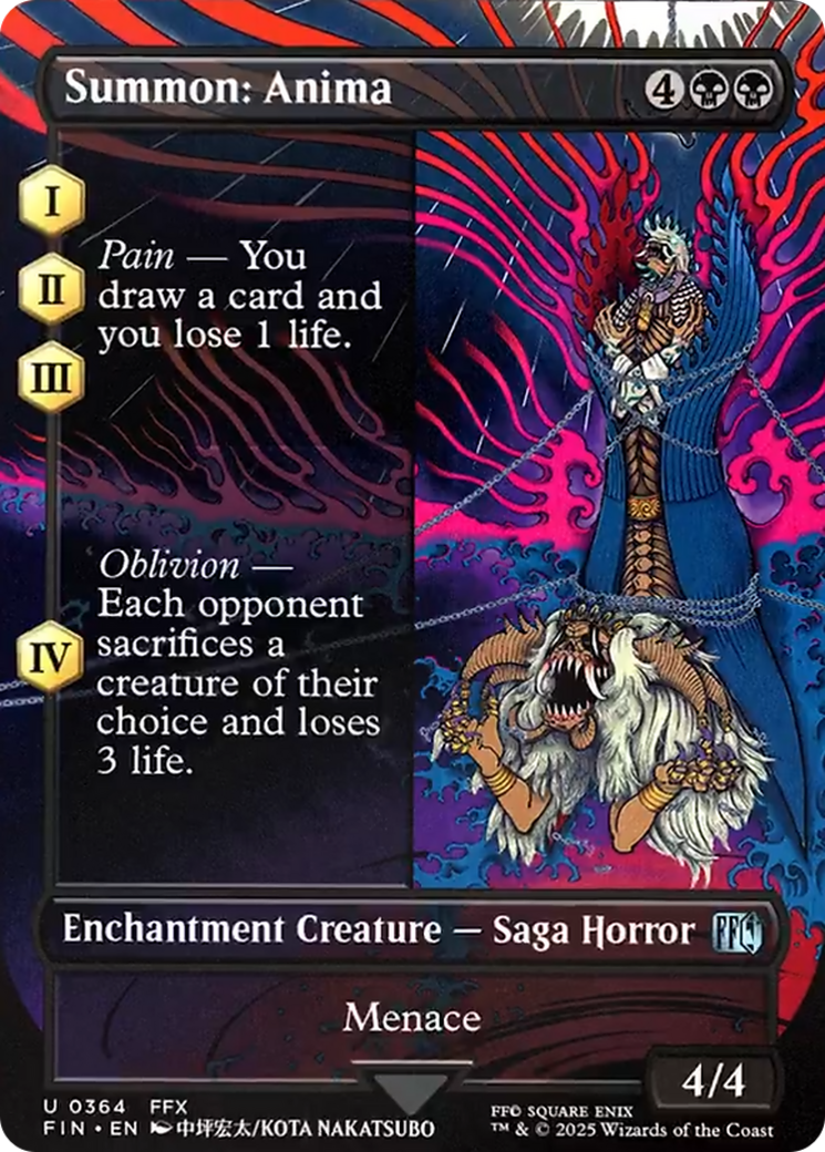 Summon: Anima (Borderless) [FINAL FANTASY] | Chromatic Games