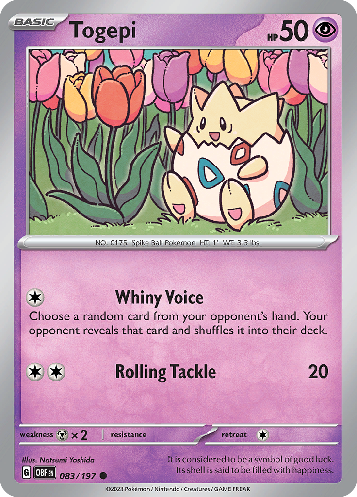 Togepi (083/197) [Scarlet & Violet: Obsidian Flames] | Chromatic Games