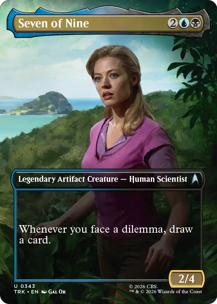 Seven of Nine (Borderless) [Star Trek] | Chromatic Games