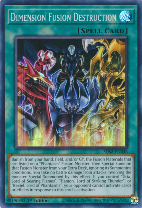 Dimension Fusion Destruction [SDSA-EN046] Super Rare | Chromatic Games