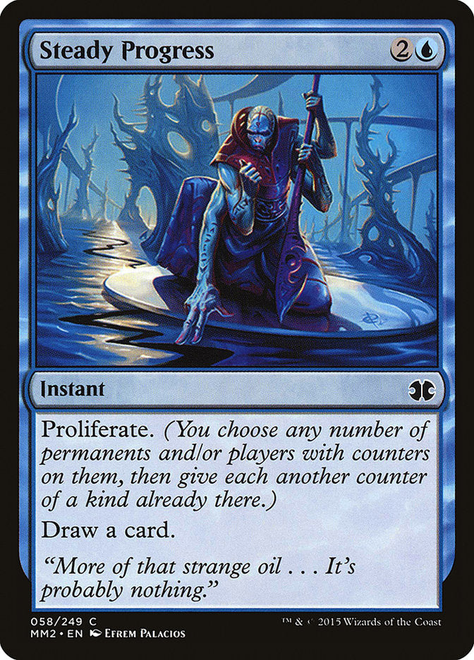 Steady Progress 58/249 (Modern Masters 2015)  - Foil | Chromatic Games