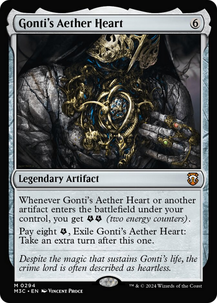 Gonti's Aether Heart [Modern Horizons 3 Commander] | Chromatic Games