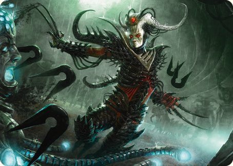 Vraan, Executioner Thane Art Card [Phyrexia: All Will Be One Art Series] | Chromatic Games